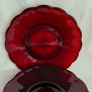 Princess House Fantasia Plates (4) 8"D